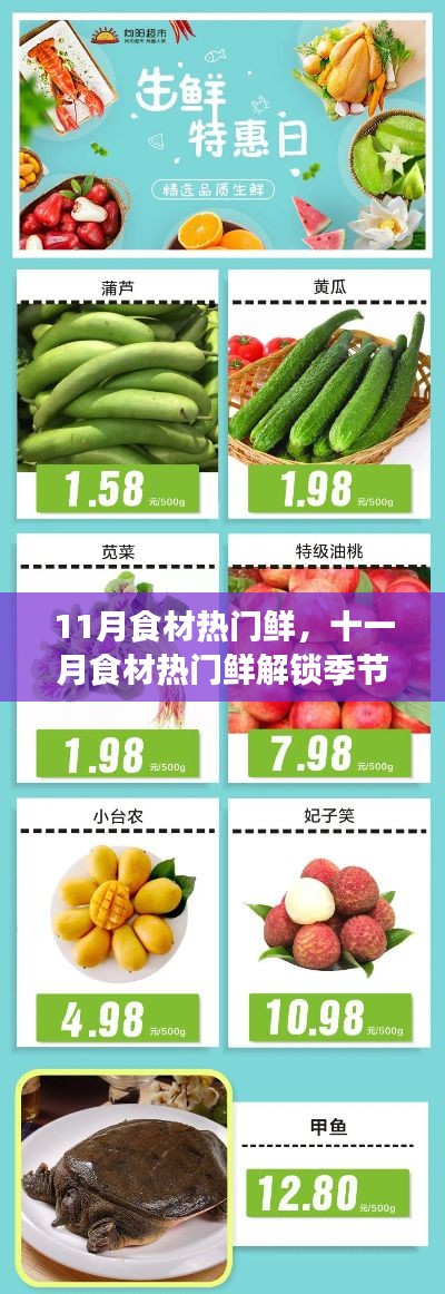 十一月热门食材揭秘,解锁季节美味,尽享新鲜盛宴!