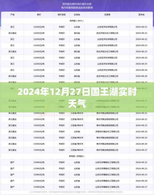 国王湖实时天气（XXXX年XX月XX日）