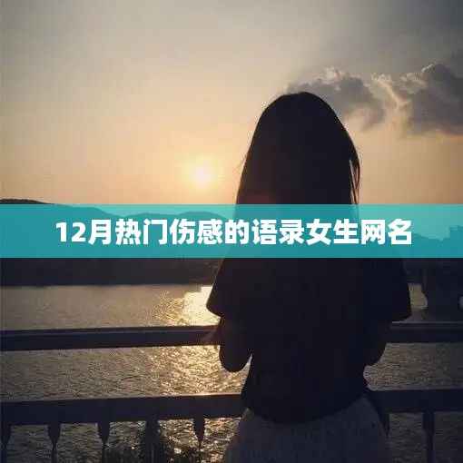 伤感女生网名语录,十二月的心灵触动