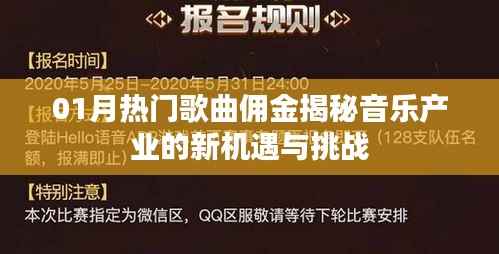 热门歌曲佣金揭秘,音乐产业的新机遇与挑战