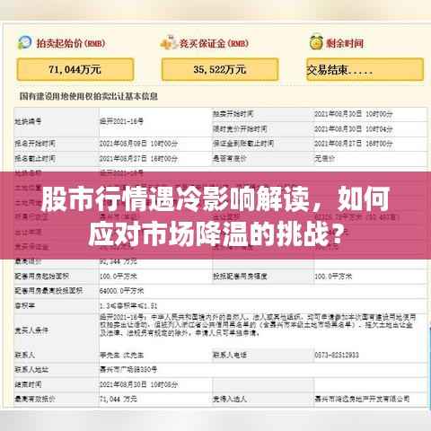 股市行情遇冷影响解读,如何应对市场降温的挑战?
