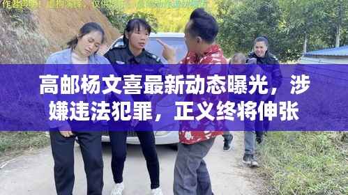 高邮杨文喜最新动态曝光,涉嫌违法犯罪,正义终将伸张