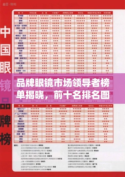 品牌眼镜市场领导者榜单揭晓,前十名排名图表全解析