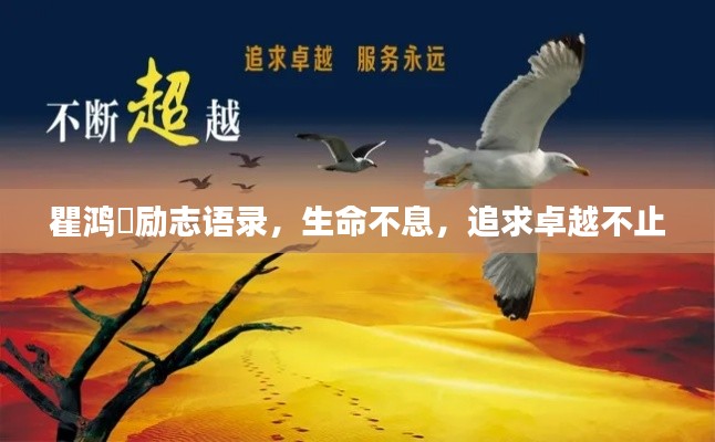 瞿鸿燊励志语录,生命不息,追求卓越不止