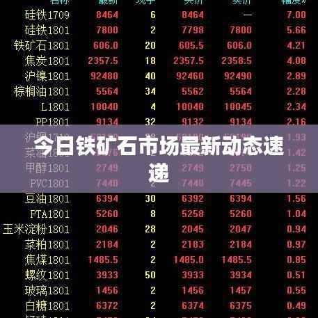 今日铁矿石市场最新动态速递
