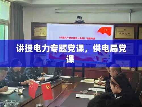 讲授电力专题党课,供电局党课