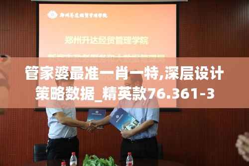 管家婆最准一肖一特,深层设计策略数据_精英款76.361-3