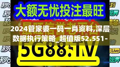 2024管家婆一码一肖资料,深层数据执行策略_超值版52.551-5