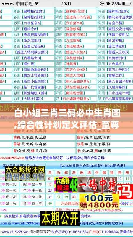 白小姐三肖三码必中生肖图,综合性计划定义评估_至尊版42.757-1
