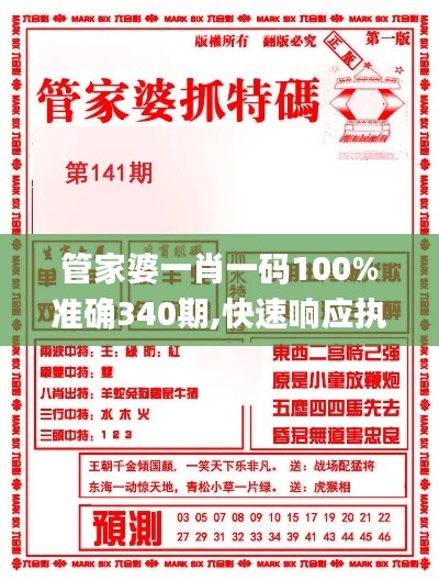 管家婆一肖一码100%准确340期,快速响应执行策略_XR152.762-8