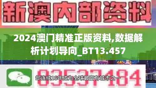 2024澳门精准正版资料,数据解析计划导向_BT13.457