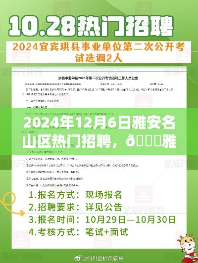 雅安名山区热门招聘大揭秘,最新职位推荐与求职指南(2024年12月)