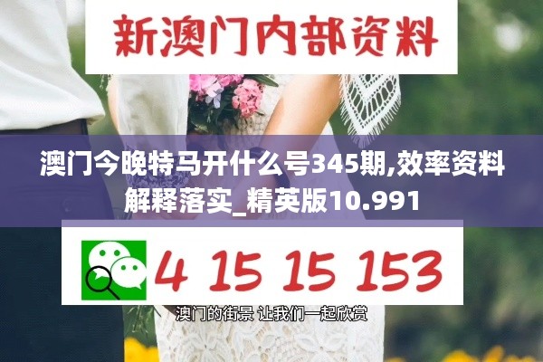 澳门今晚特马开什么号345期,效率资料解释落实_精英版10.991