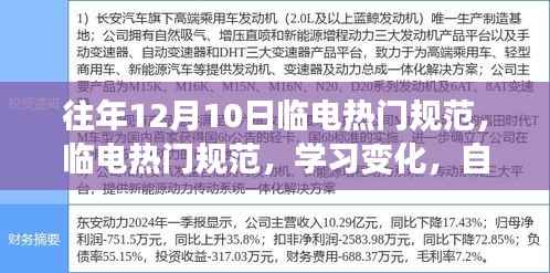 临电热门规范学习变化,自信闪耀,成就无限可能之路