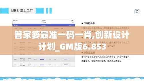 管家婆最准一码一肖,创新设计计划_GM版6.853
