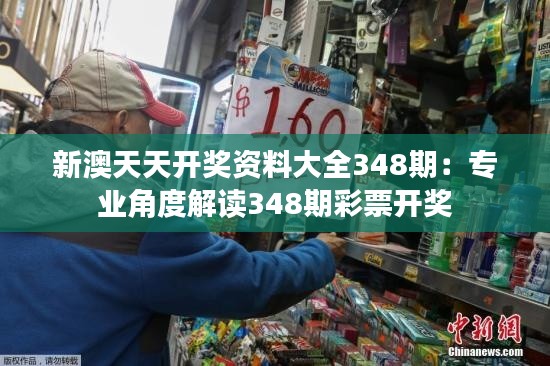 新澳天天开奖资料大全348期:专业角度解读348期彩票开奖
