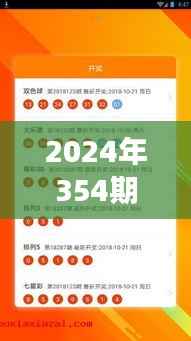 2024年354期澳彩开特马结果|数据解析计划导向