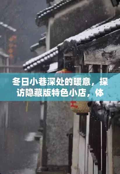 冬日小巷深处的暖意,探访特色小店,体验别样抗疫日常