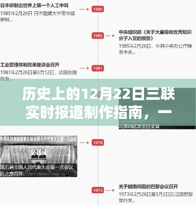 历史上的12月22日三联实时报道制作指南,逐步完成报道任务