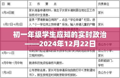 初一年级实时政治概览，2024年时事解读