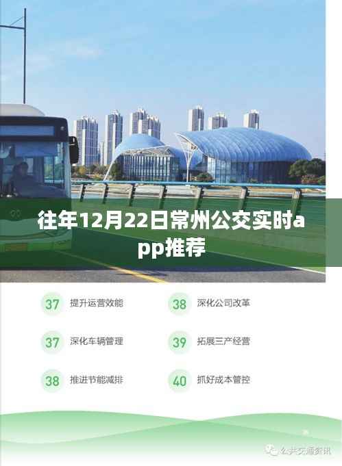 常州公交实时APP推荐,历年12月22日优选体验