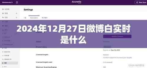 关于微博白实时在2024年12月27日的实时动态分析