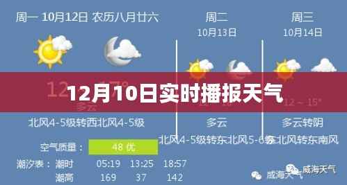 最新天气预报,12月10日实时天气播报