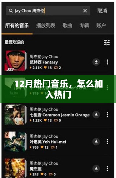 12月热门音乐,如何成为潮流引领者?