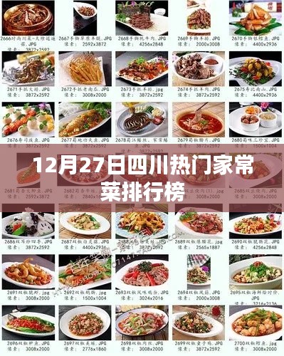 四川家常菜排行榜出炉,12月27日热门美食榜单揭晓