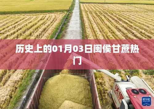 闽侯甘蔗历史,探寻一月三日的文化印记