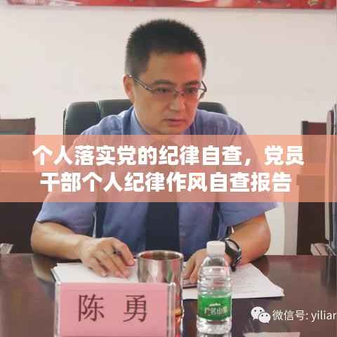 个人落实党的纪律自查,党员干部个人纪律作风自查报告