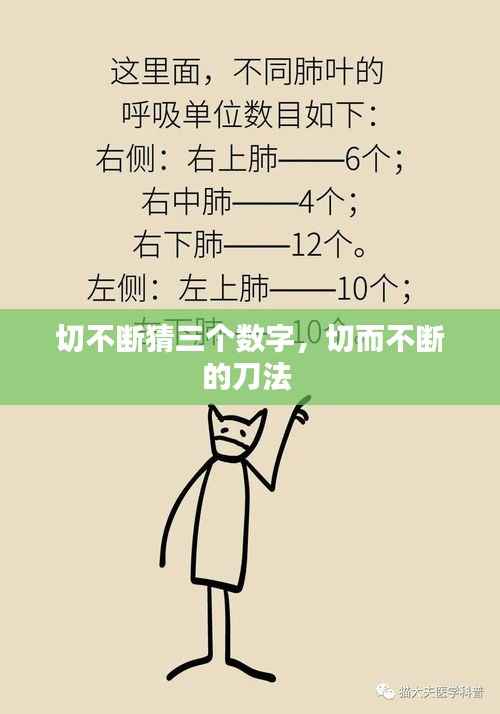 切不断猜三个数字,切而不断的刀法
