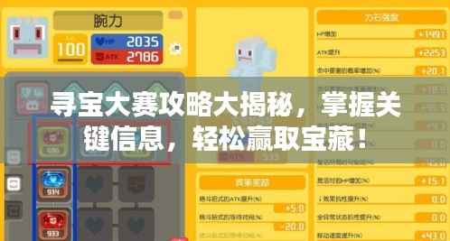 寻宝大赛攻略大揭秘,掌握关键信息,轻松赢取宝藏!