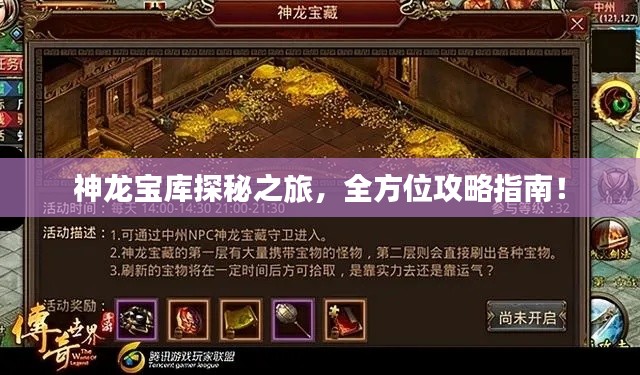 神龙宝库探秘之旅,全方位攻略指南!
