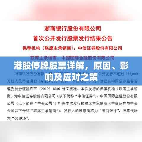港股停牌股票详解,原因、影响及应对之策