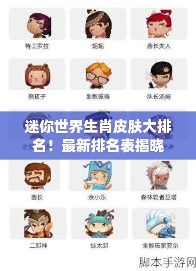 迷你世界生肖皮肤大排名!最新排名表揭晓