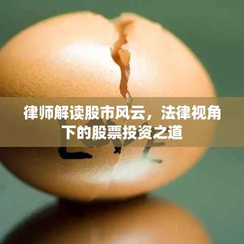 律师解读股市风云,法律视角下的股票投资之道