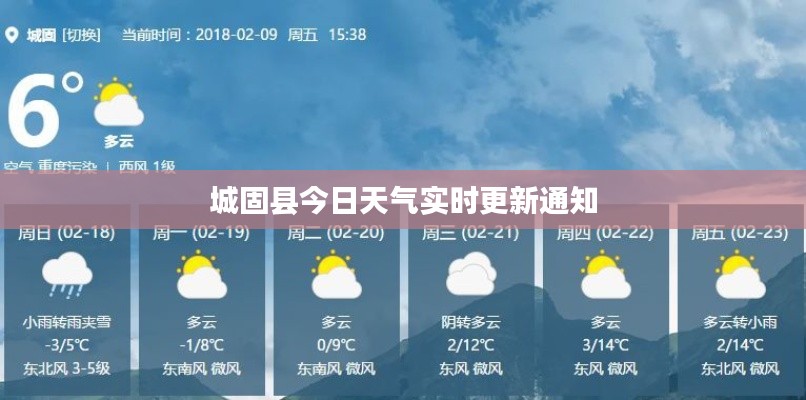 城固县今日天气实时更新通知