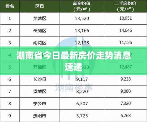 湖南省今日最新房价走势消息速递