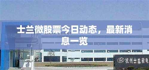 士兰微股票今日动态,最新消息一览