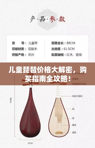 儿童琵琶价格大解密,购买指南全攻略!