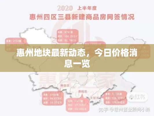 惠州地块最新动态,今日价格消息一览
