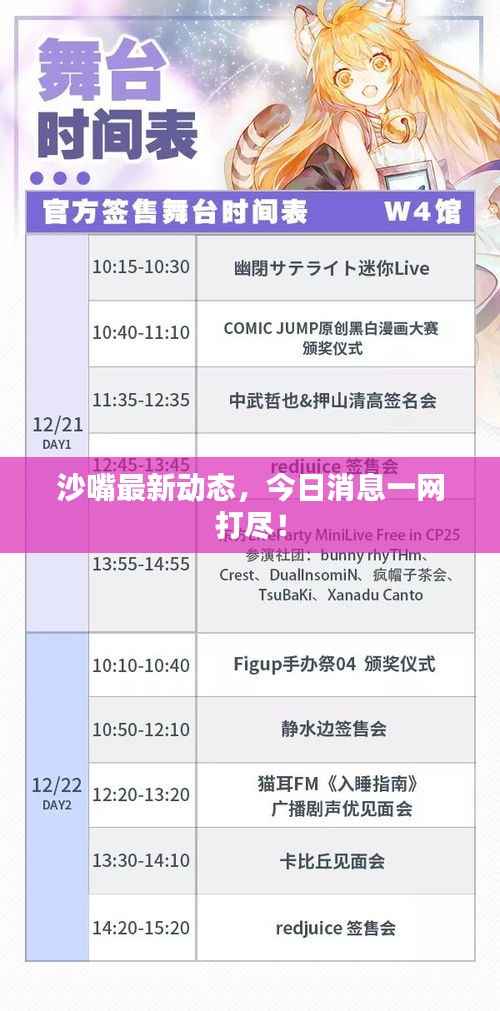 沙嘴最新动态,今日消息一网打尽!