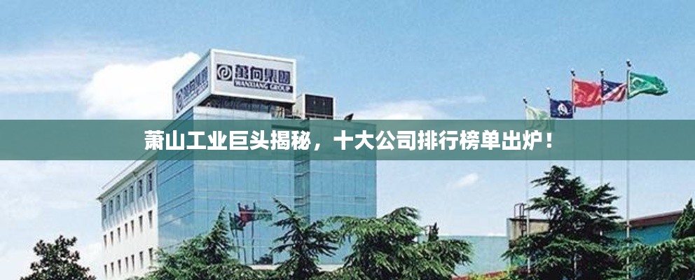 萧山工业巨头揭秘,十大公司排行榜单出炉!