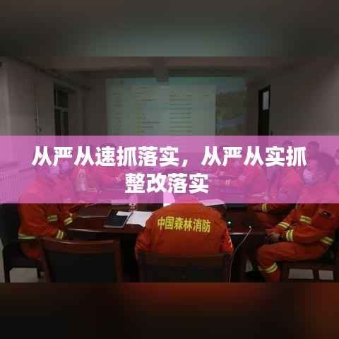 从严从速抓落实,从严从实抓整改落实