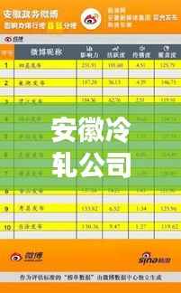 安徽冷轧公司排名揭秘,行业地位与影响力分析