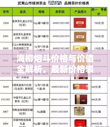 海柳烟斗价格与价值全解析,最新价格表一目了然